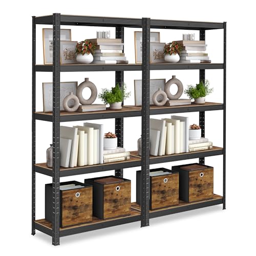 Songmics Standregal 2er Set B Cherregal Lagerregal 5