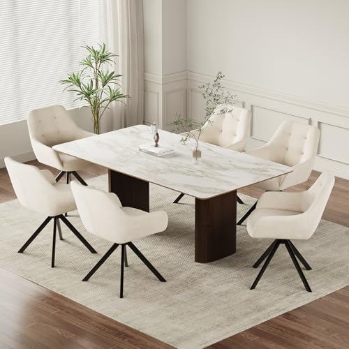 Colamy Drehbare Esszimmerst Hle 6er Set Esszimmerst Hle