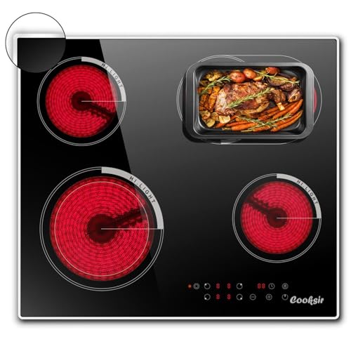 Cooksir Glaskeramikkochfeld Mit Rahmen Einbau 4 Kochfelder Duale