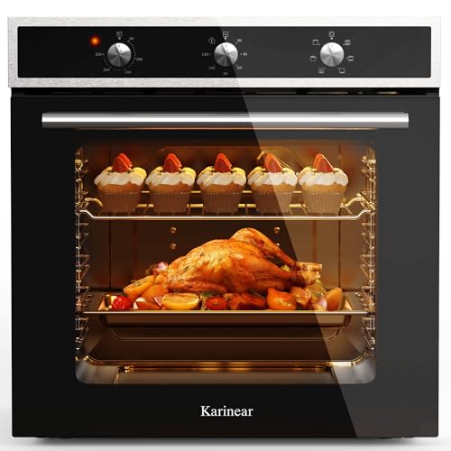 Karinear 60l Einbaubackofen Mit Umluft Backofen Einbauger T
