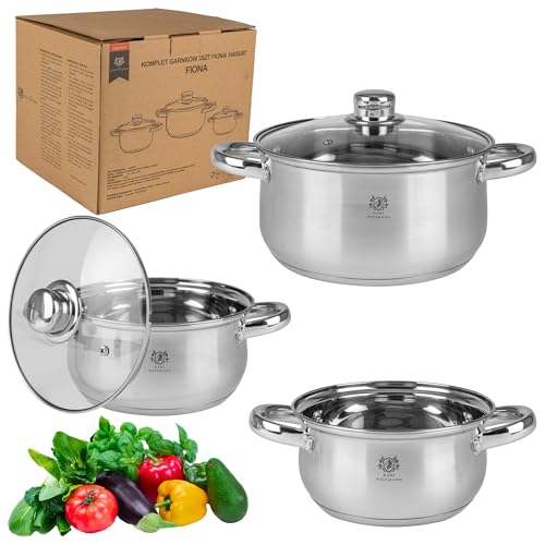 Karl Hausmann Topfset Induktion Edelstahl 3 Teilig Kocht