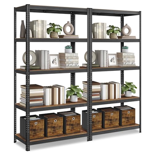 Songmics Standregal 2er Set B Cherregal Lagerregal 5