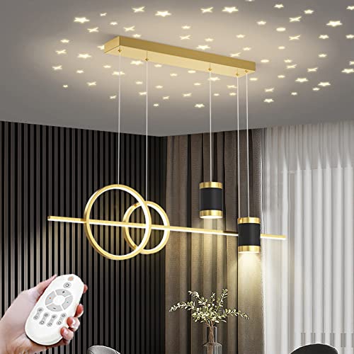 Rrbest Moderne Led Pendelleuchte Esstisches Dimmbar Wohnzimmer H