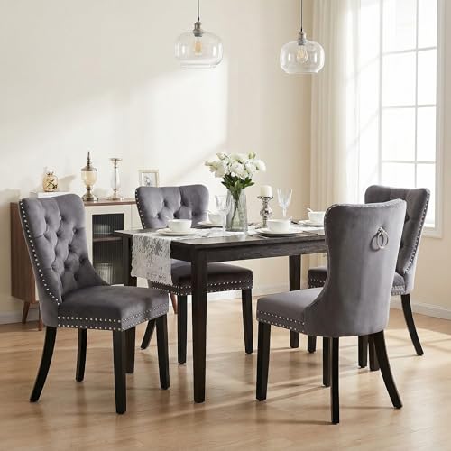 Artethys Samt Esszimmerst Hle 4er Set Gepolstert K