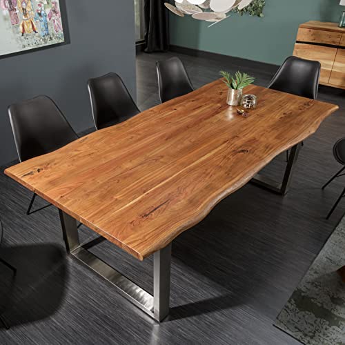 Invicta Interior Massiver Baumstamm Esstisch Mammut Nature 160cm