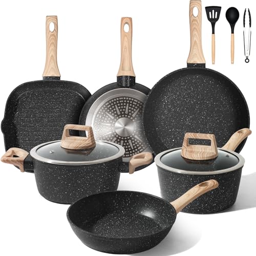 Gmisun Topf Und Pfannenset 11 Teiliges Induktion T