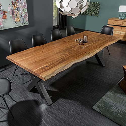 Riess Ambiente Massiver Baumstamm Tisch Mammut 200cm Akazie