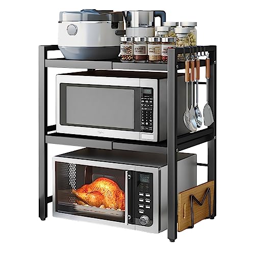 Devesanter Mikrowellen Regal 3 Stufiges Ausziehbar Arbeitsplatte B