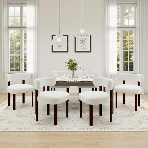 Colamy Mid Century Modern Design Sherpa Esszimmerst Hle