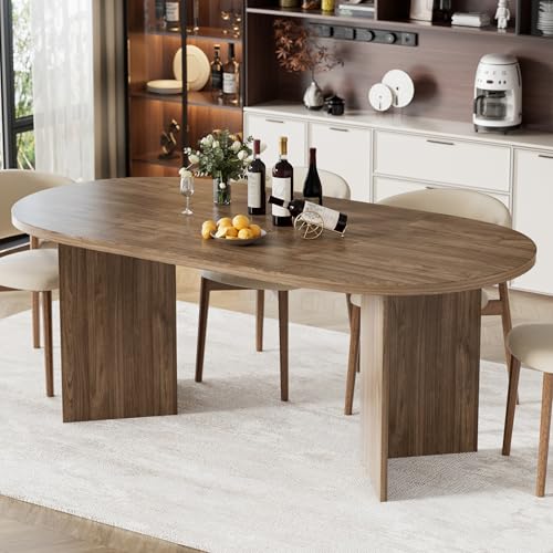 Msfe Esstisch Esszimmertisch Tisch Ovaler 190x90x76cm Tisch Esszimmer