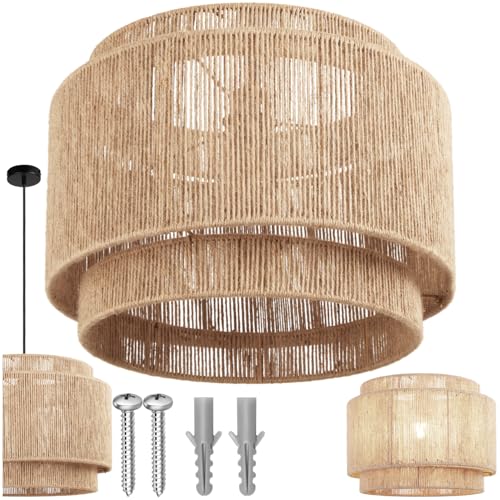 Tectake H Ngelampe Im Boho Stil Pendelleuchte Aus