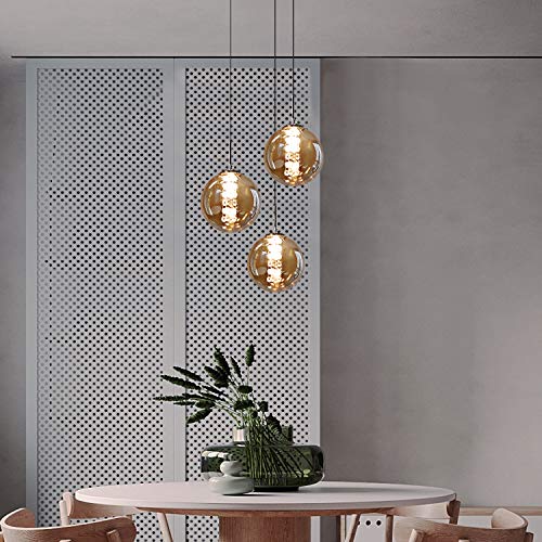 Cbjktx Pendelleuchte Esstisch Pendellampe H Henverstellbar Kronleuchter H