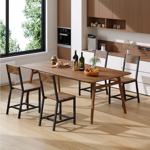 Youdenova Esszimmerst Hle 4er Set Stabiles Metallgestell Bequeme