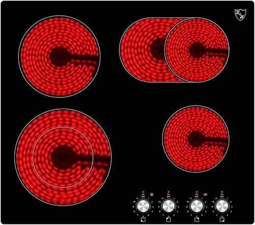 K H Glaskeramikkochfeld Ck 7206k 4 Zonen Herdplatte