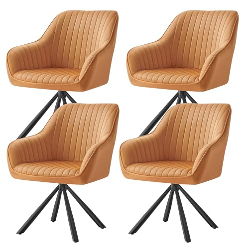 Songmics Esszimmerstuhl 4er Set K Chenstuhl Sessel Drehbar