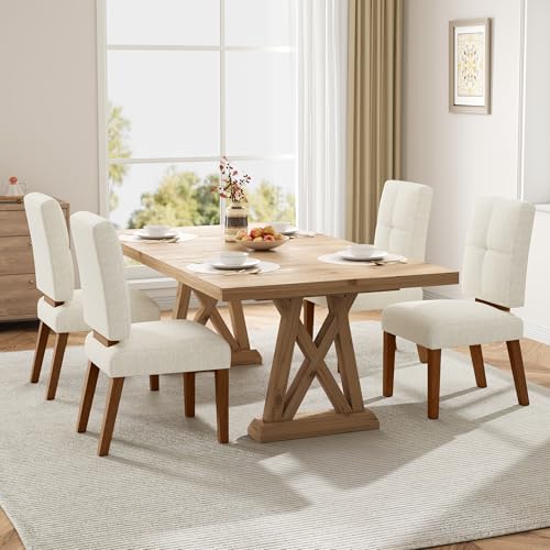 Homrelexa Holz Esszimmerst Hle 4er Set K Chenst