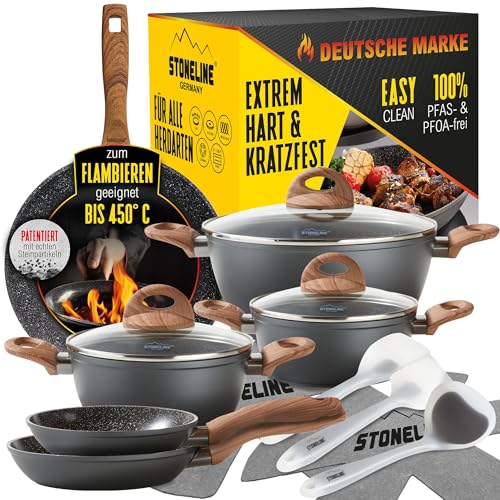 Stoneline Ceramic Keramikpfanne T Pfe Set 14 Teilig